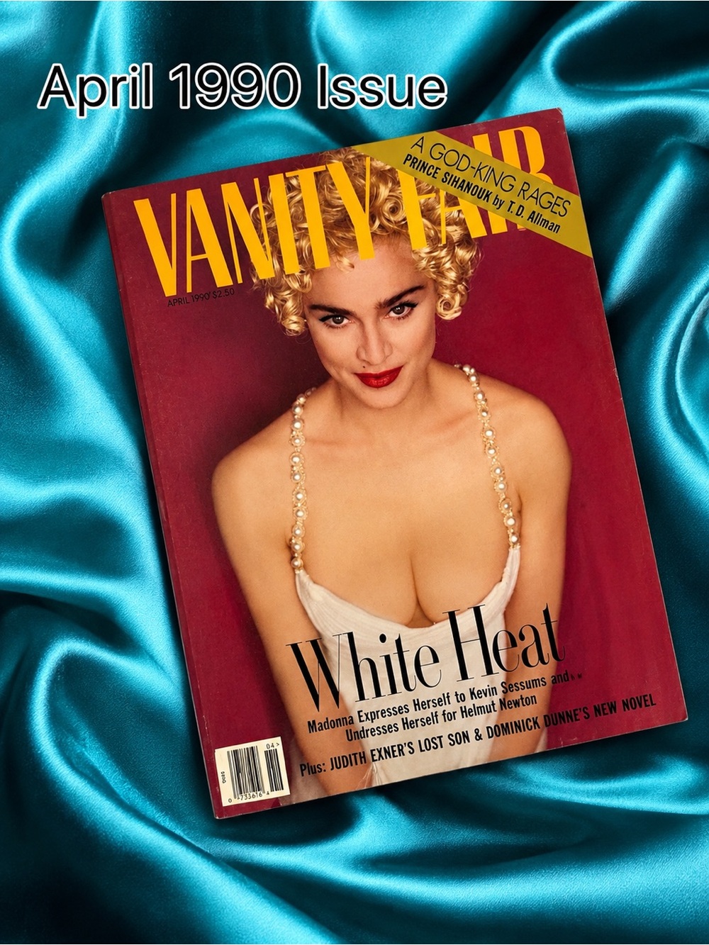 1990 Vanity Fair April, Cover: Madonna, Helmut Newton 90s Fashion Photography